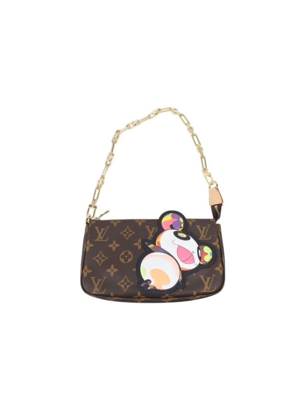 Louis Vuitton LV Takashi Murakami Monogram Panda Pochette Accessoires Pouch